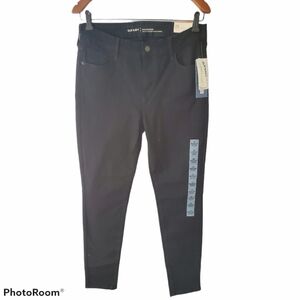 Old Navy Rockstar Black Super Skinny Pants Size 12